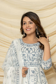 Mohak aari Anarkali Set