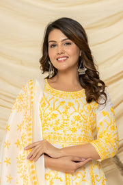 Sunehra aari  Anarkali Set