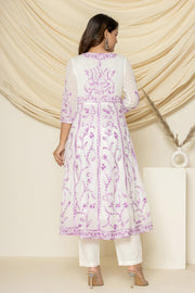 Neel aari Anarkali Set