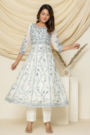 Mohak aari Anarkali Set