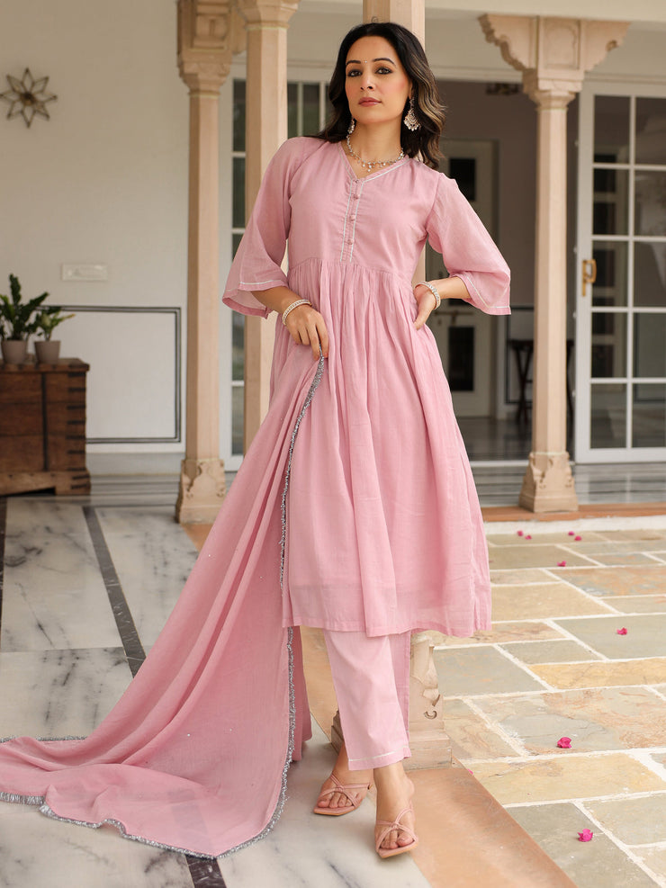 Gehra Hara anarkali kurta set