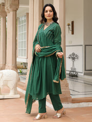Panna Hara mulmul suit set