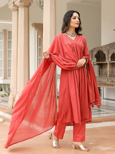 Laalima anarkali suit set