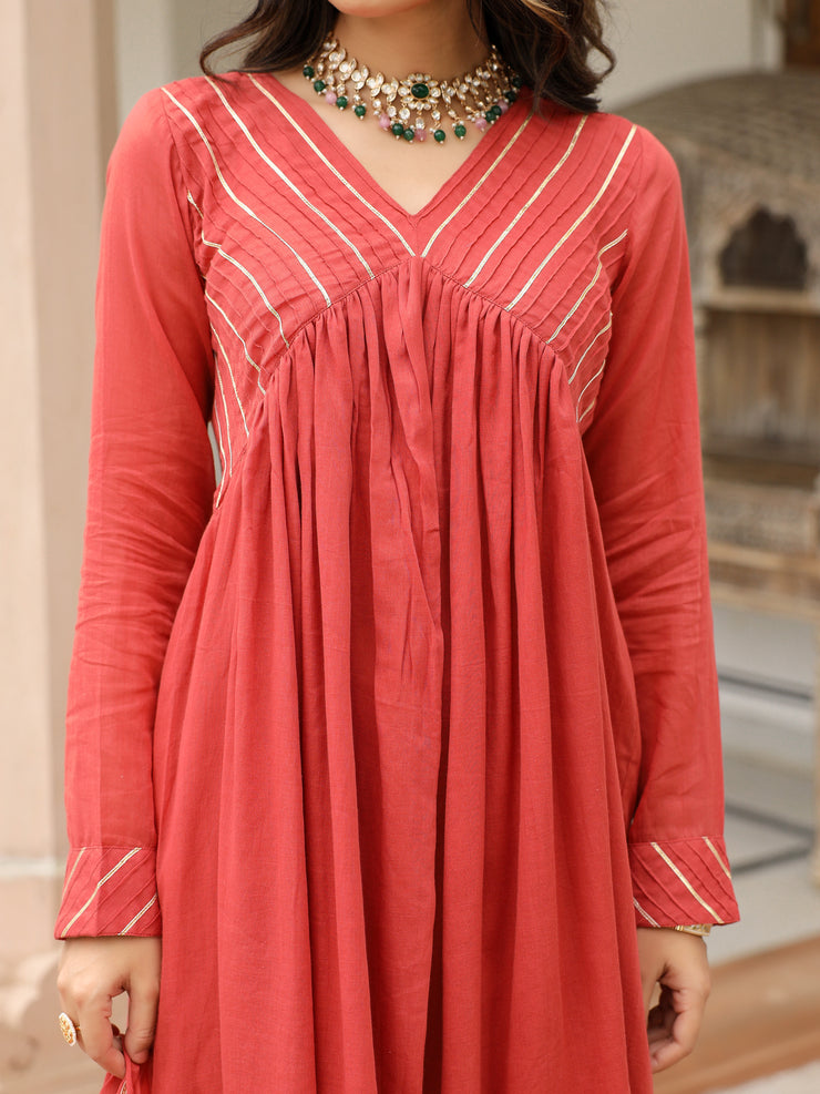 Laalima anarkali suit set