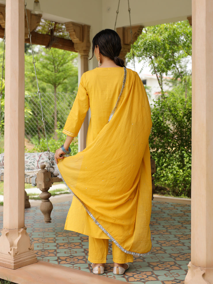 Kesari cotton kurta set