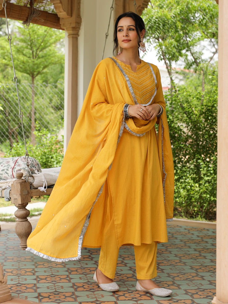 Kesari cotton kurta set