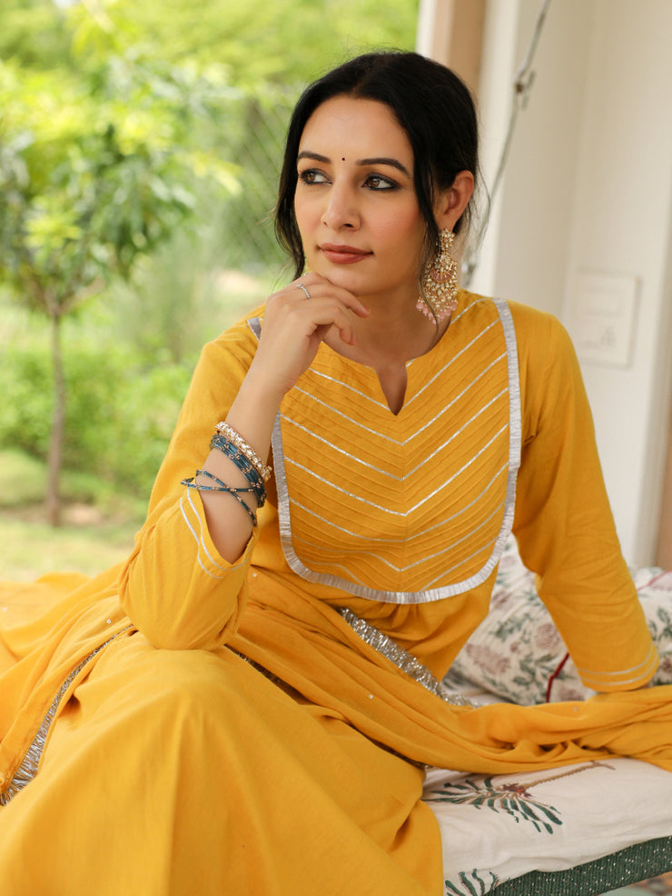 Kesari cotton kurta set