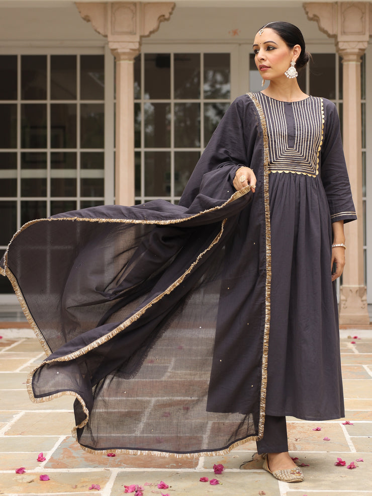 Kaara anarkali suit set