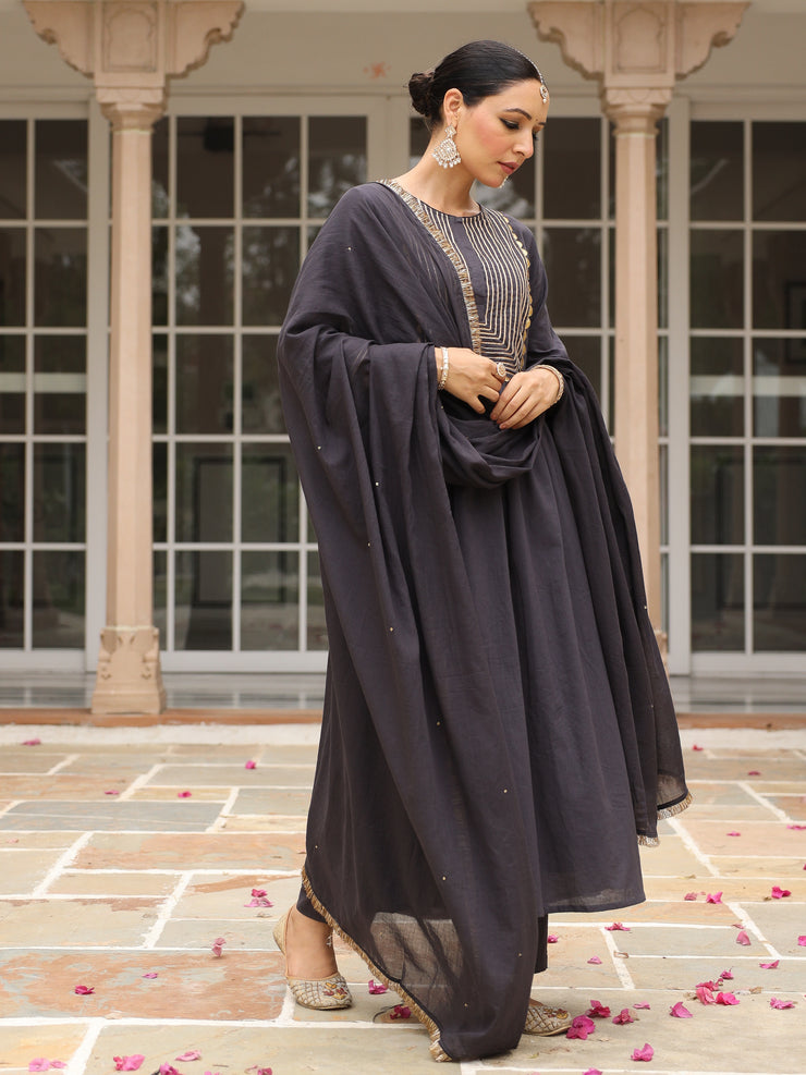 Kaara anarkali suit set