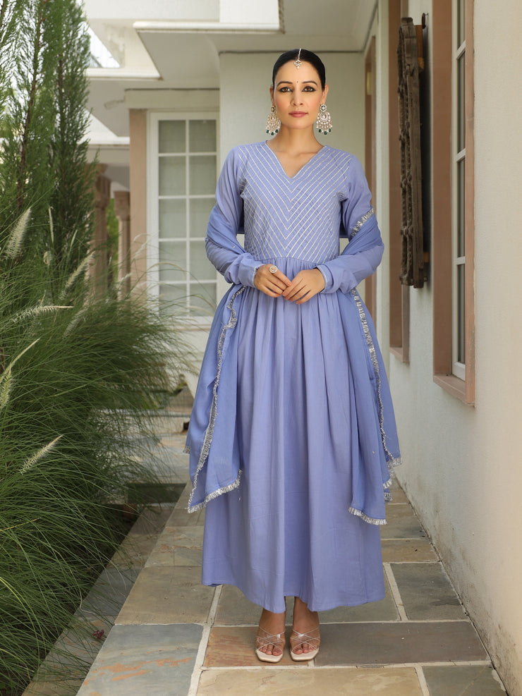 Jaamuni anarkali kurta set