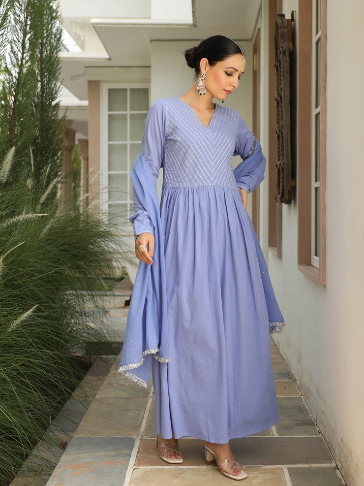 Jaamuni anarkali kurta set