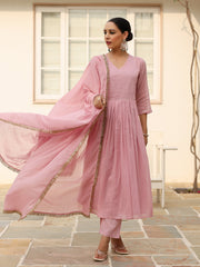 Baingani mulmul kurta set