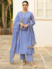 Santri Laal Mulmul Suit Set