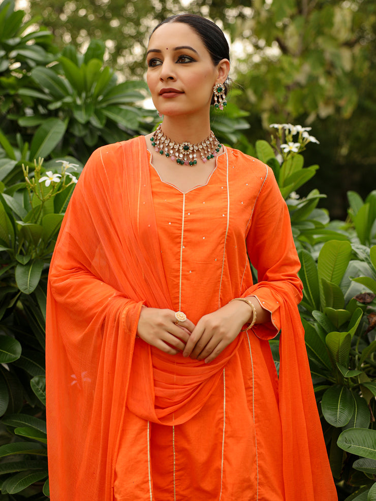 Narangi cotton suit set